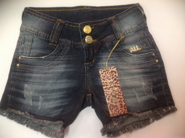 Short jeans feminino